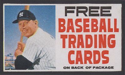1961 Post Cereal Ad Box Card Mantle